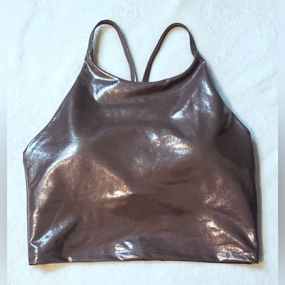Old Navy Other - Old Navy Metallic Mauve Sports Bra